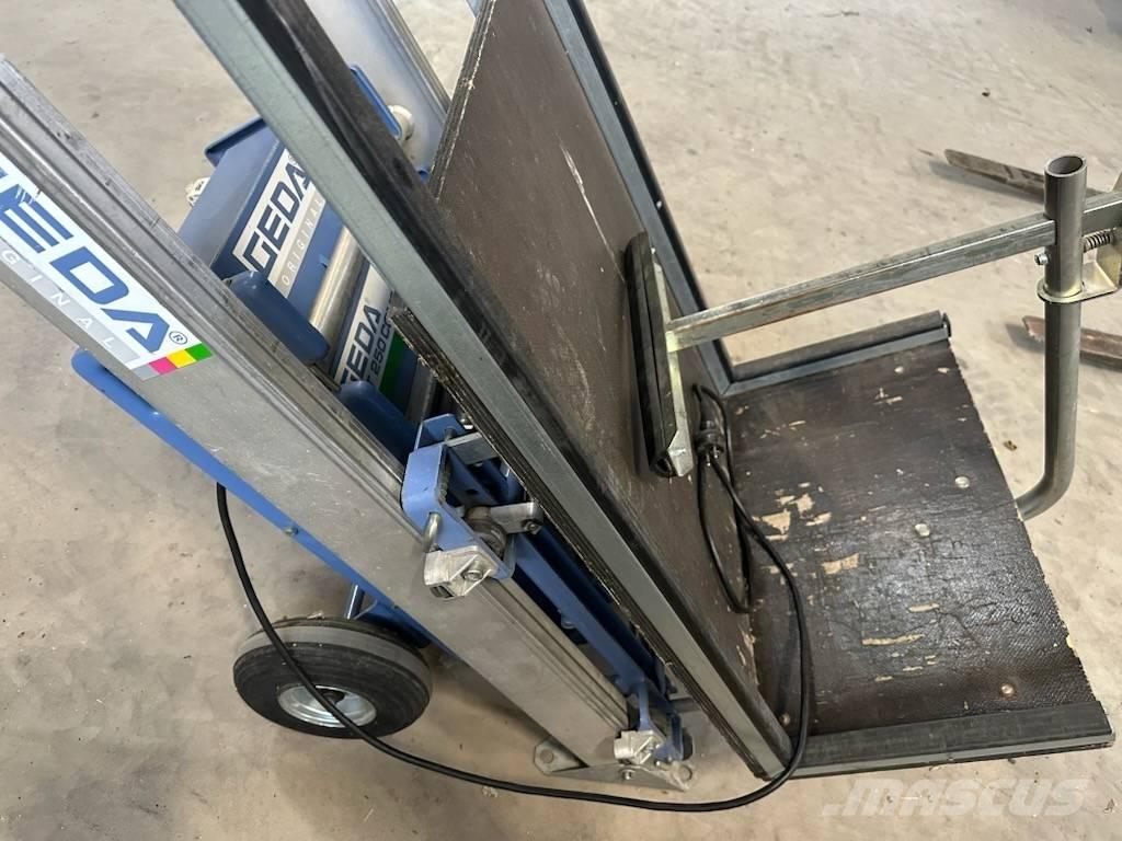 Geda Comfort 250 Lyftblock, vinschar och materialhissar