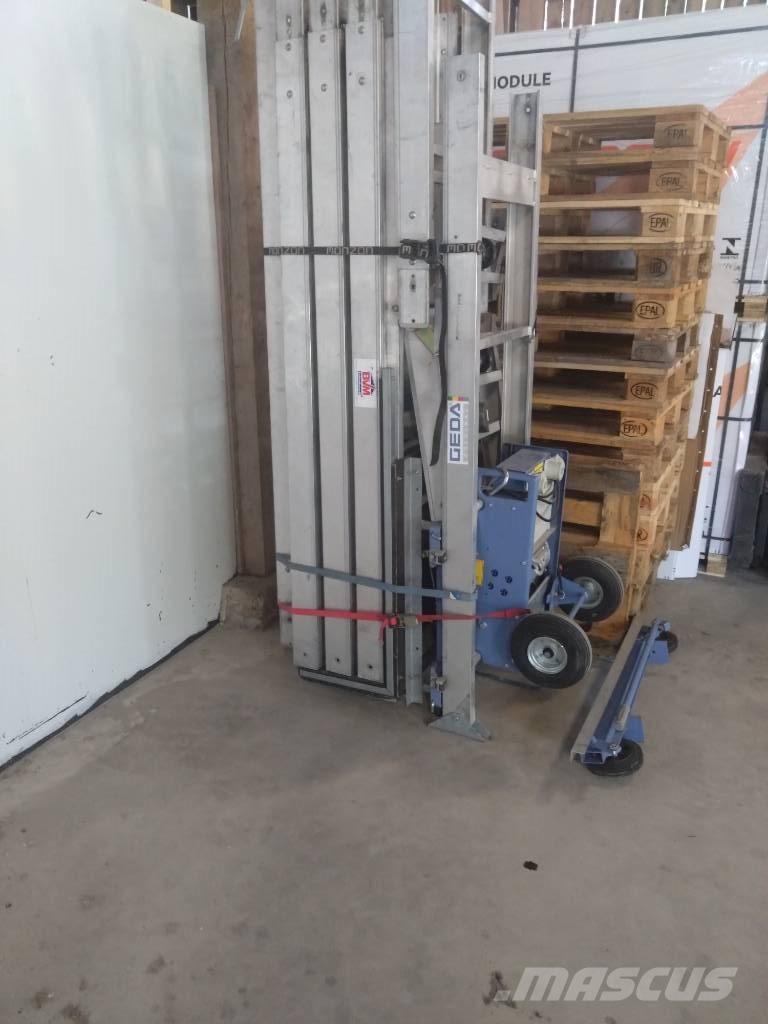 Geda Comfort 250 Lyftblock, vinschar och materialhissar