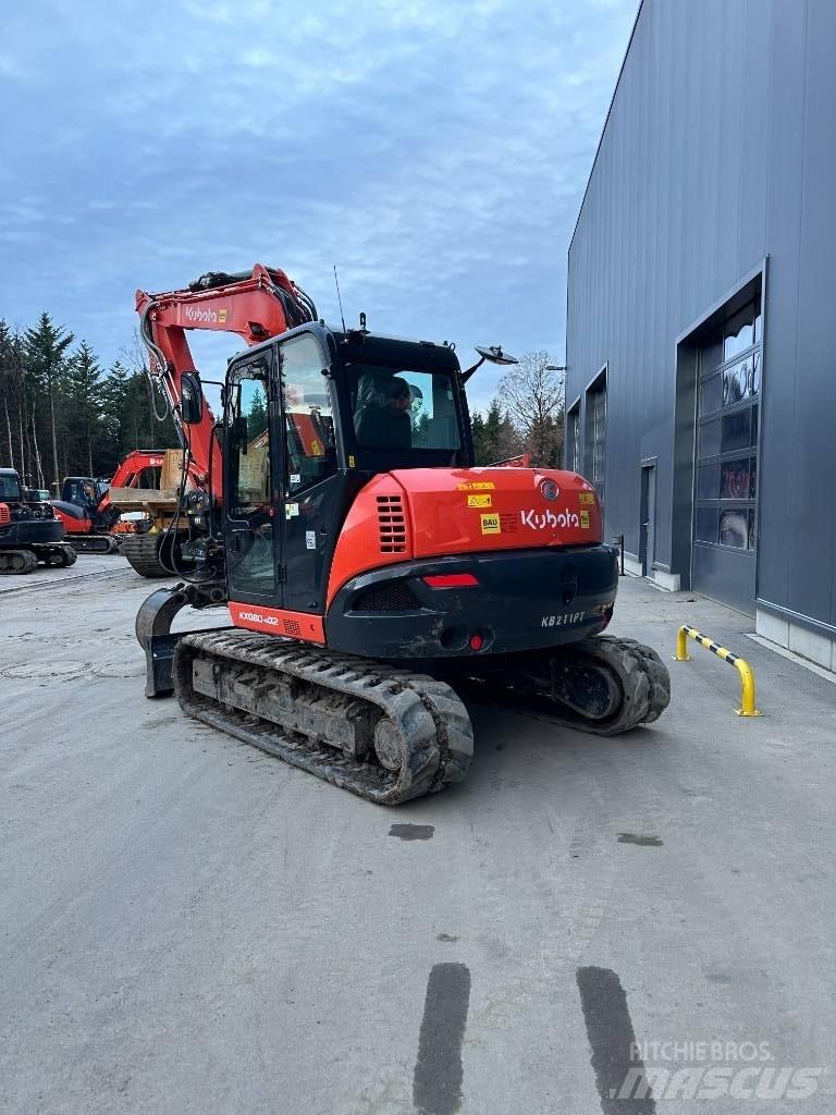 Kubota KX 080-4 Minigrävare < 7t