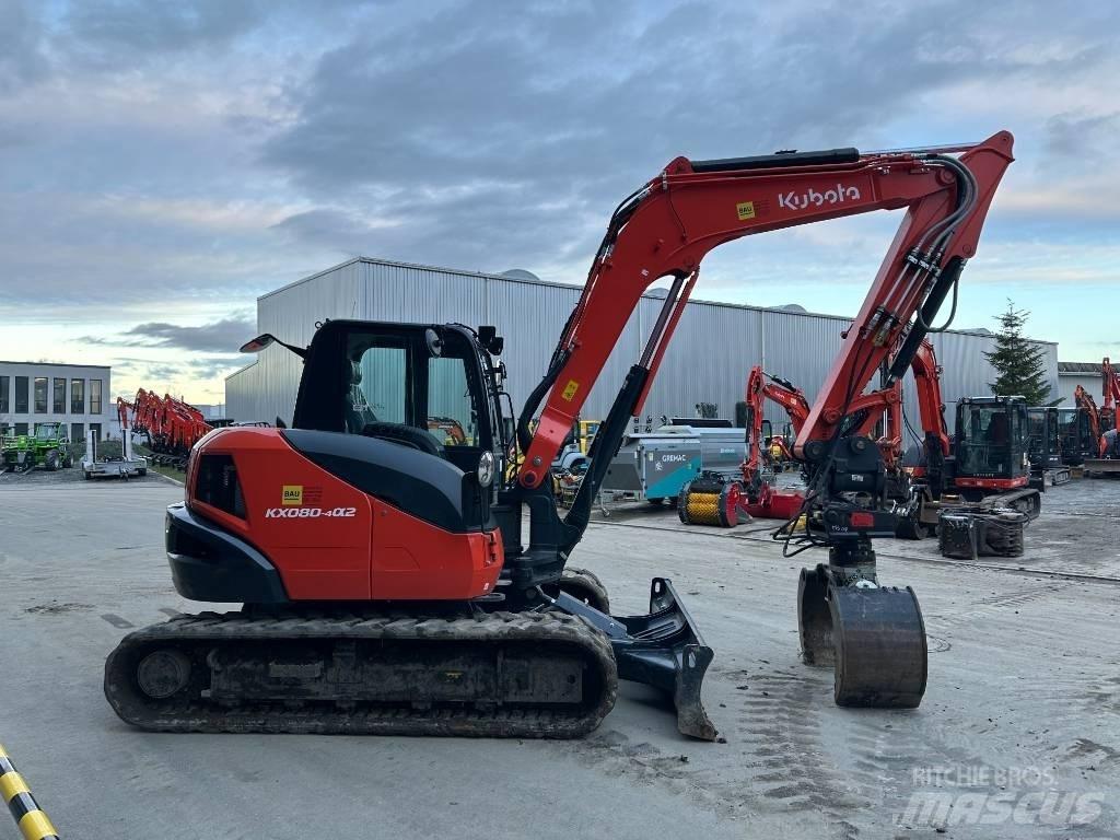 Kubota KX 080-4 Minigrävare < 7t