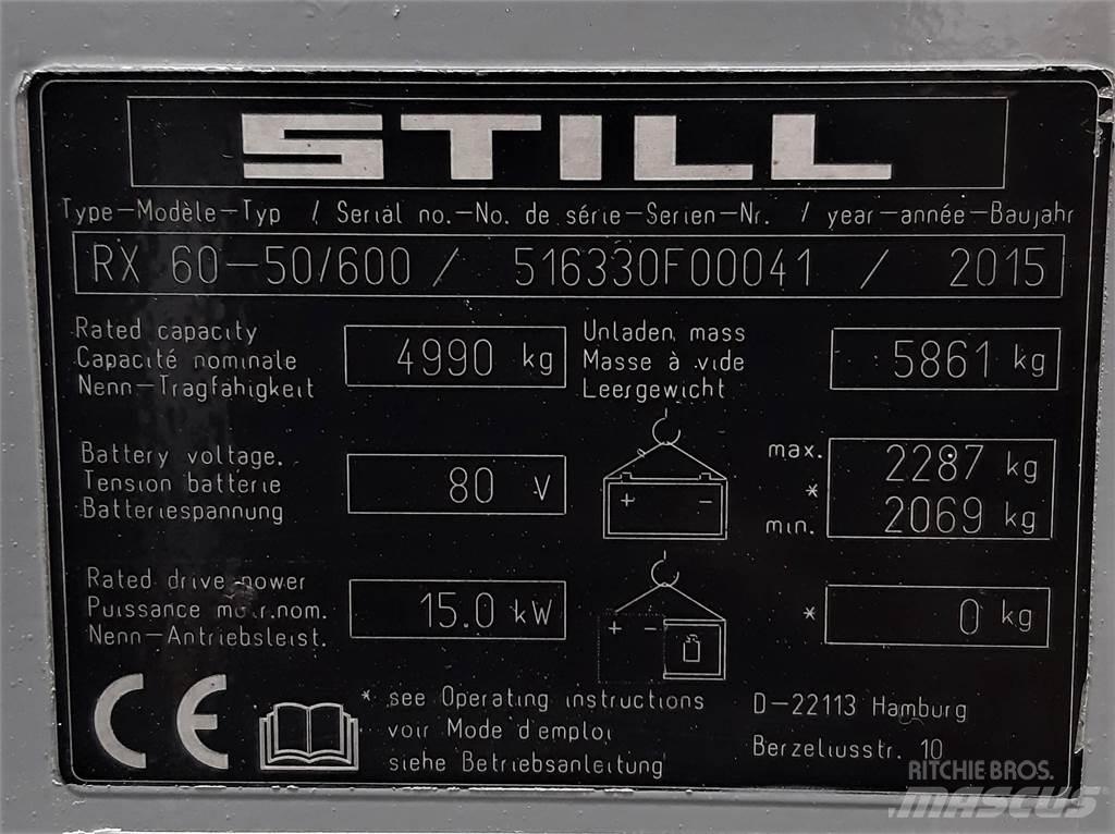 Still RX60 50 600 Elmotviktstruckar