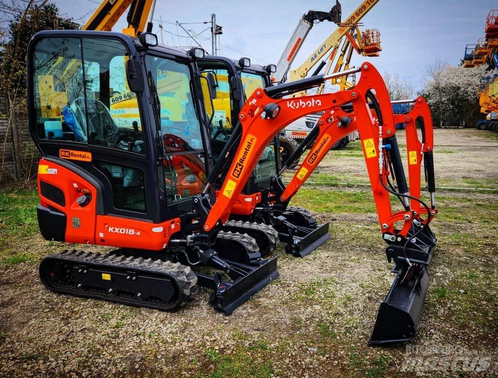 Kubota KX 018-4 Minigrävare < 7t