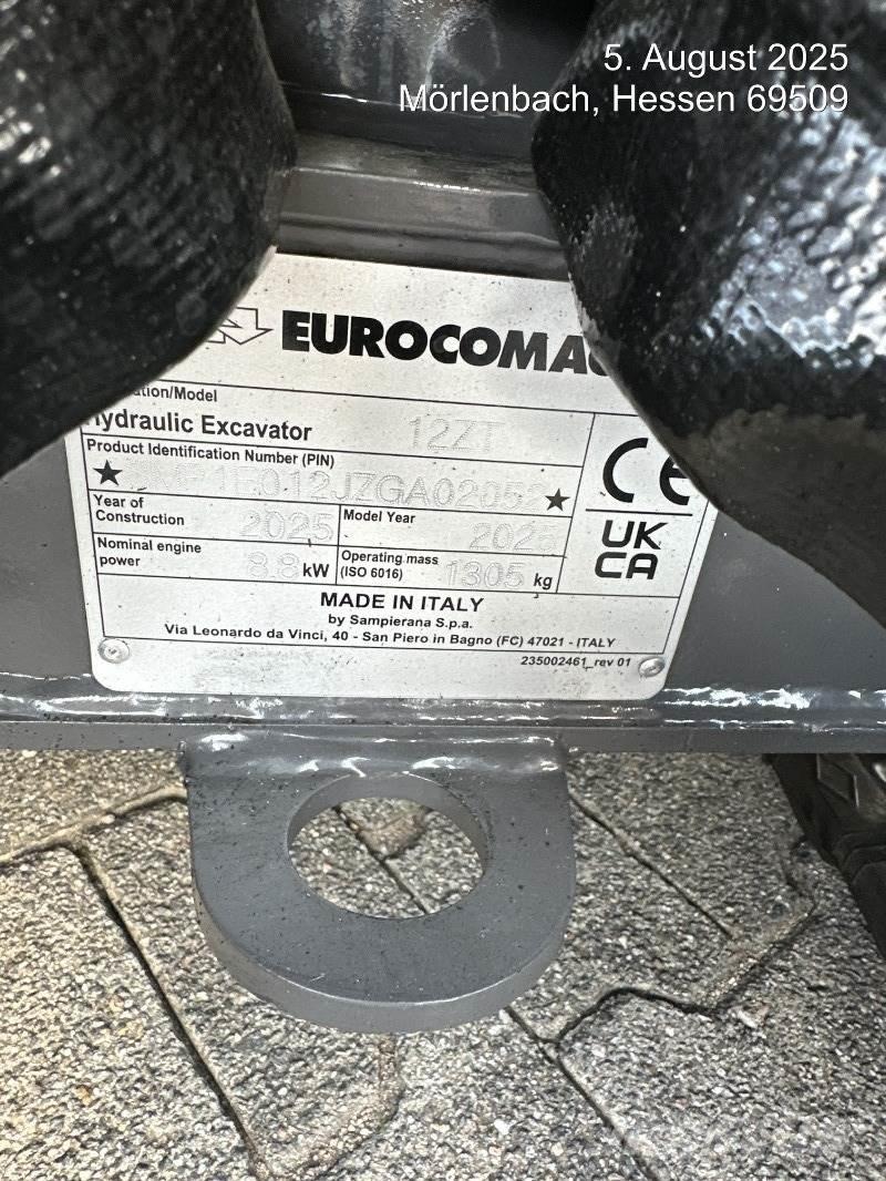 Eurocomach 12ZT Minigrävare < 7t