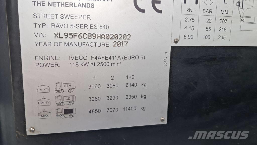 Ravo 540 CD Sopmaskiner