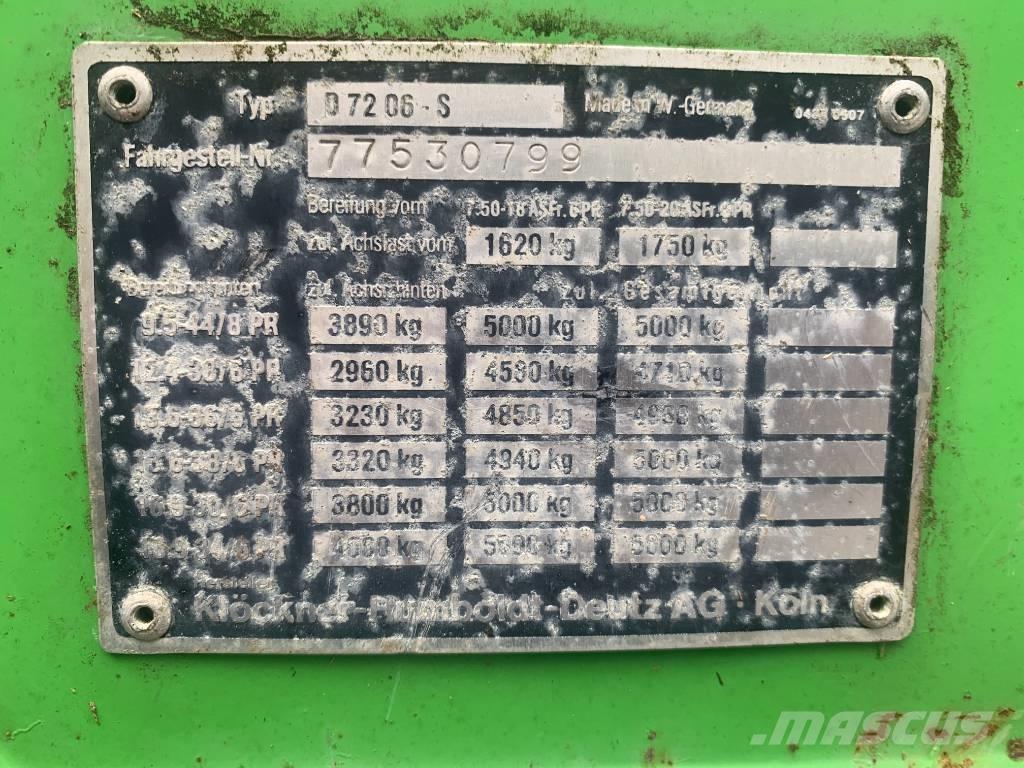 Deutz-Fahr D7207C Traktorer