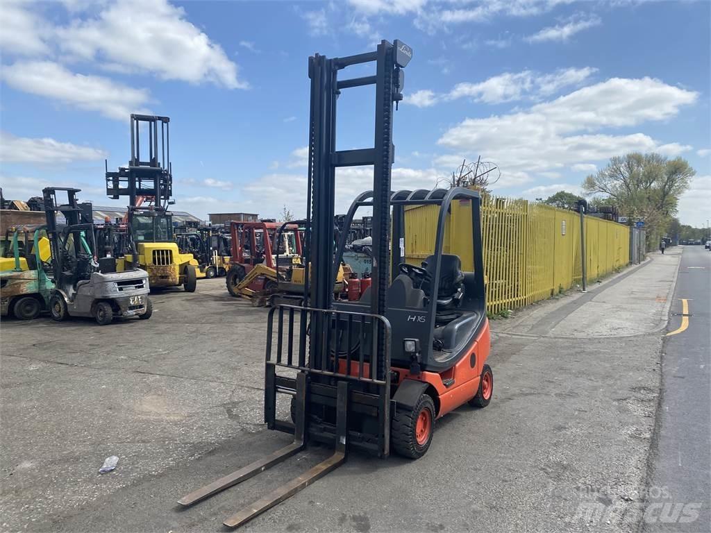 Linde H16T-03 Gasolmotviktstruckar