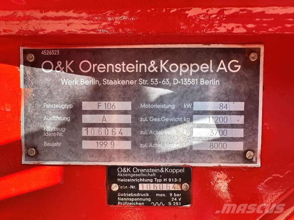 O&K F 106 A Väghyvlar