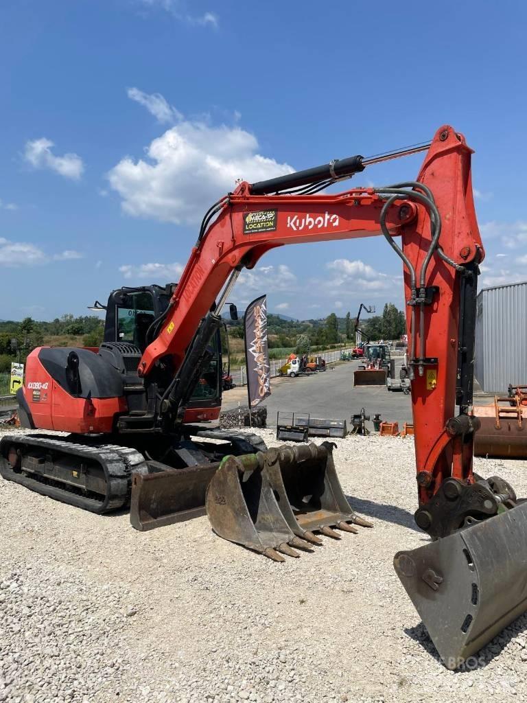 Kubota KX 080-4 Midigrävmaskiner 7t - 12t