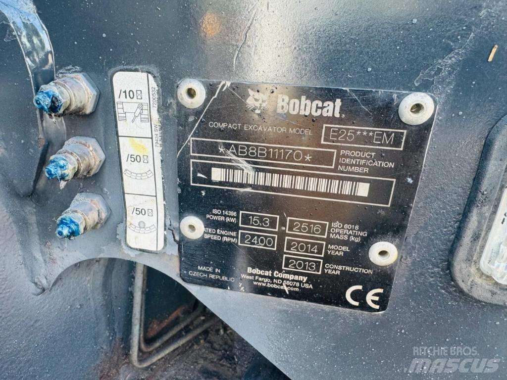 Bobcat E 25 Minigrävare < 7t