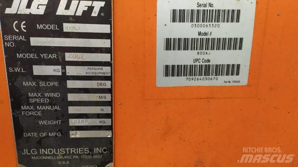 JLG 800 AJ Bomliftar