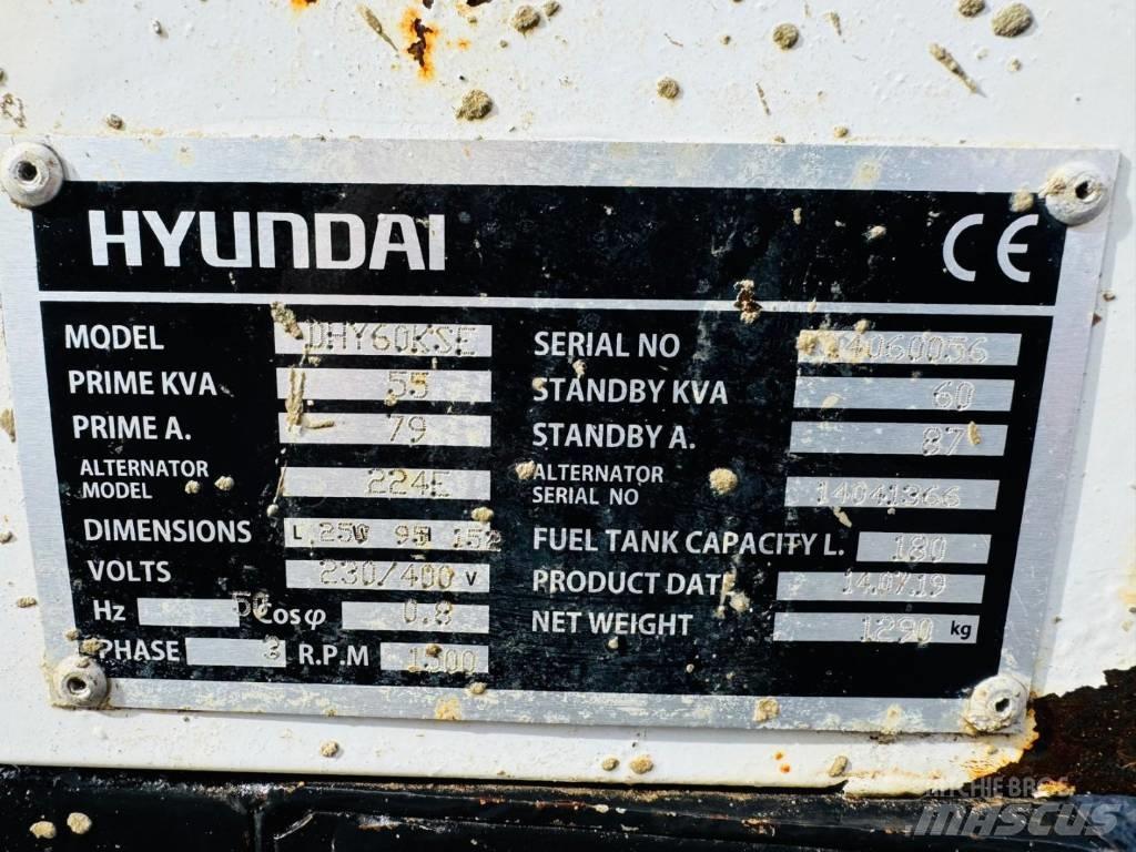 Hyundai DHY60KSE Dieselgeneratorer