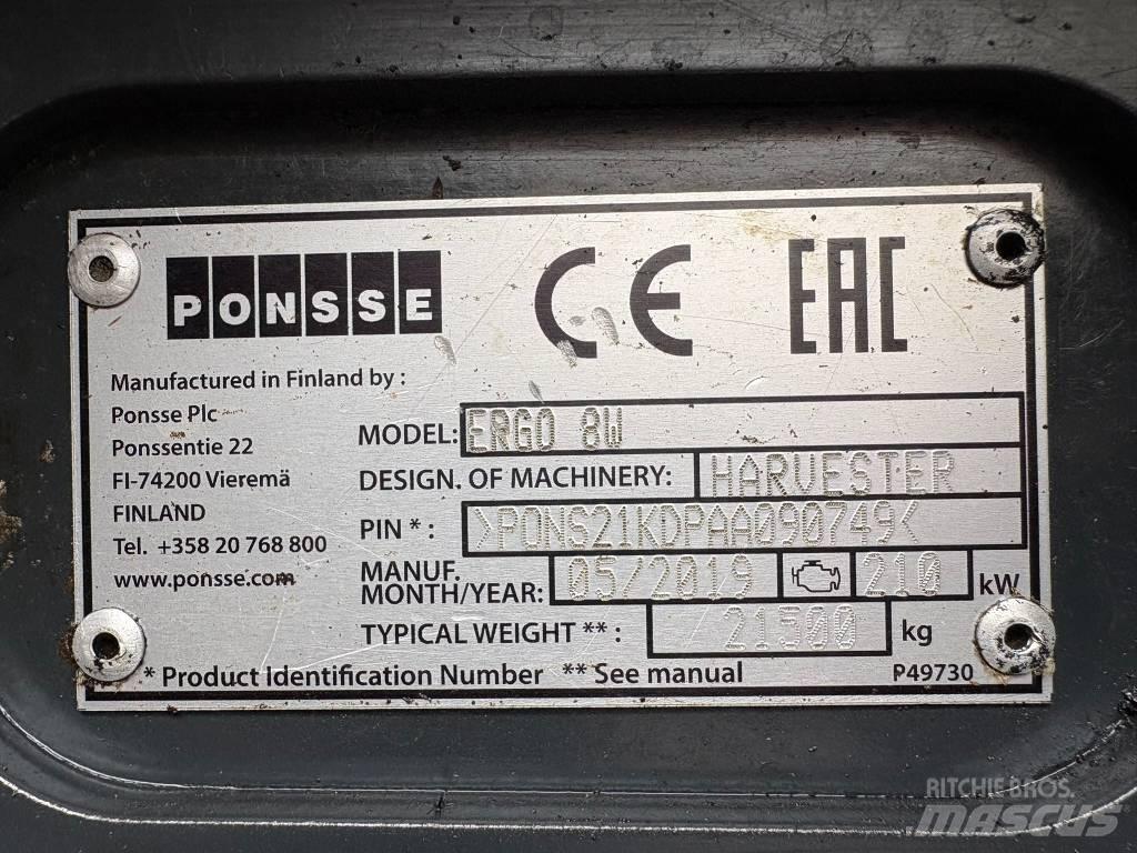 Ponsse Ergo 8W Skördare