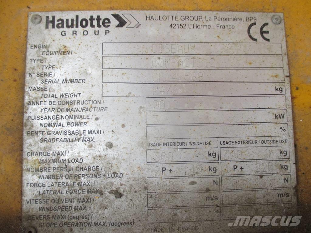 Haulotte Compact 12 Saxliftar