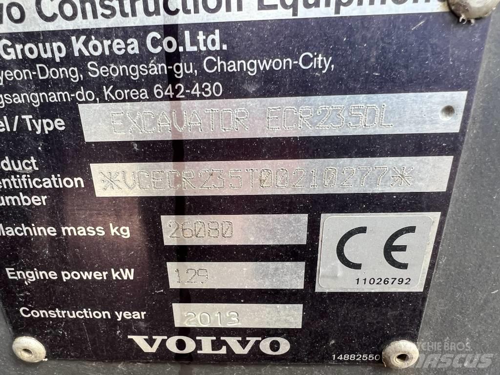 Volvo ECR235DL Bandgrävare