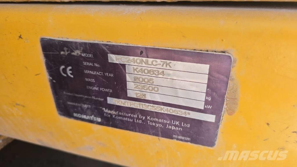 Komatsu PC 240 NLC-7 Bandgrävare