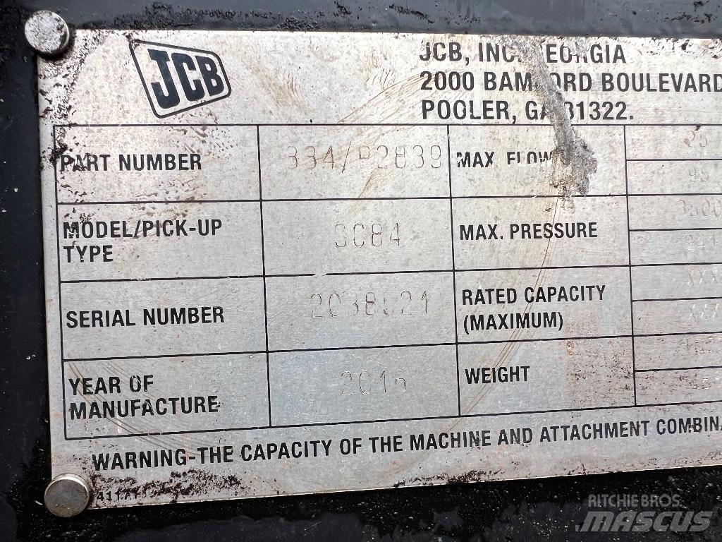 JCB 3C84 Övriga
