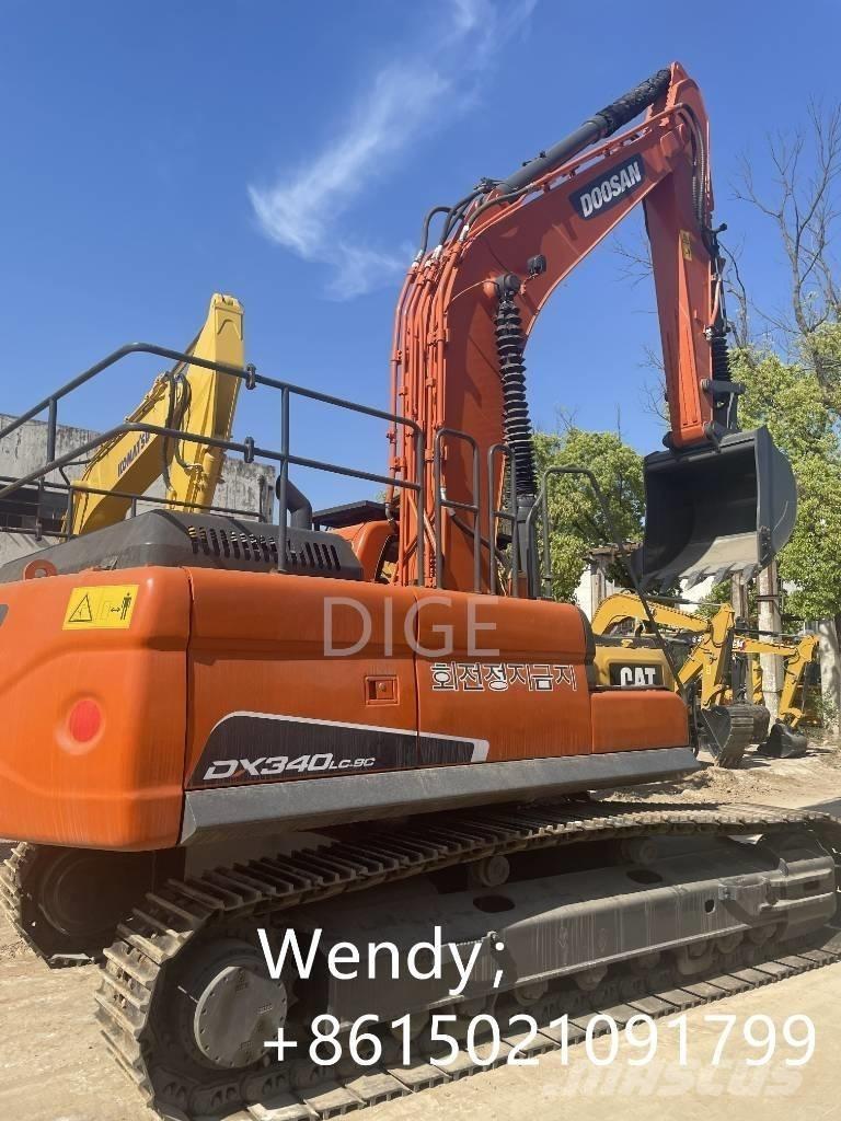 Doosan DX 340 Midigrävmaskiner 7t - 12t