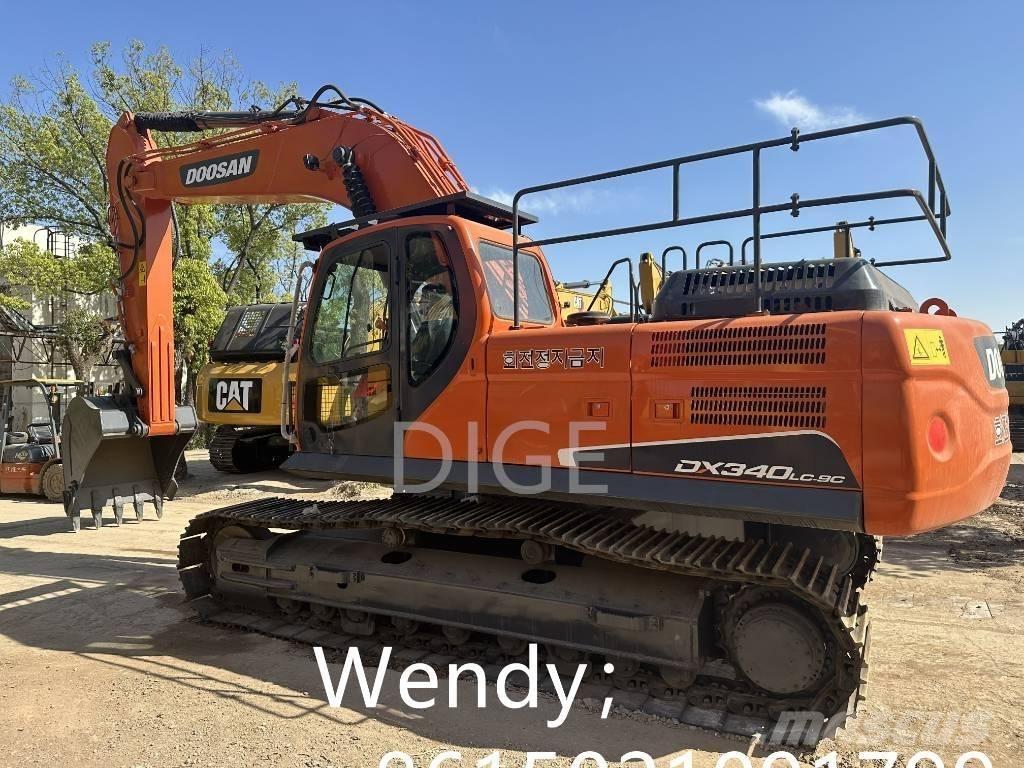 Doosan DX 340 Midigrävmaskiner 7t - 12t