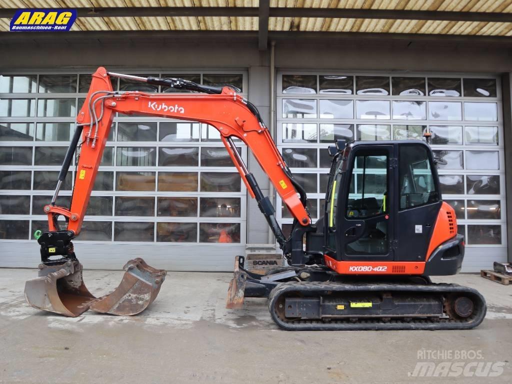 Kubota KX 080-4 Midigrävmaskiner 7t - 12t