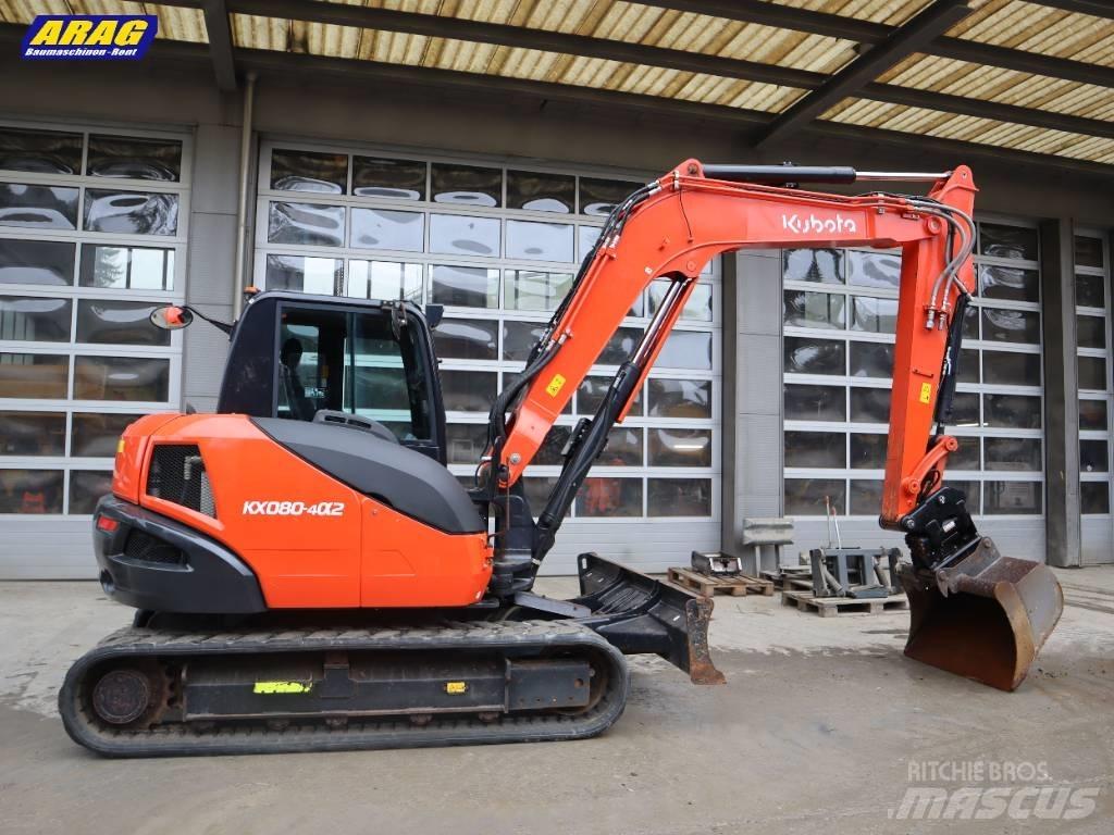 Kubota KX 080-4 Midigrävmaskiner 7t - 12t