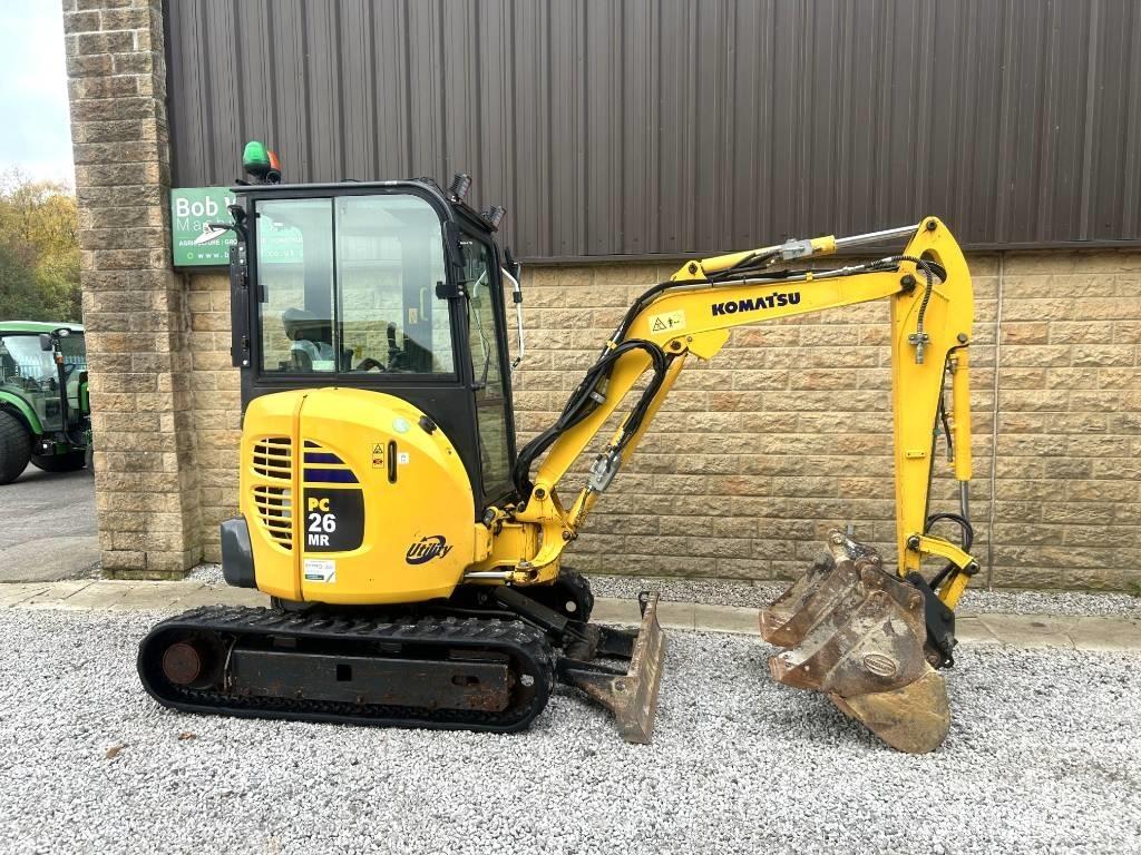 Komatsu PC26MR-3 Minigrävare < 7t