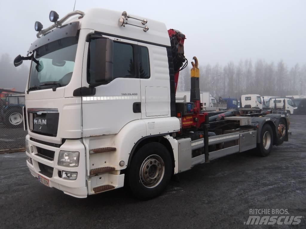 MAN TGS 26.480 6x2 Lastväxlare/Krokbilar
