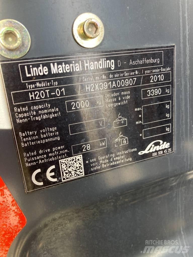 Linde H20T/391 Gasolmotviktstruckar