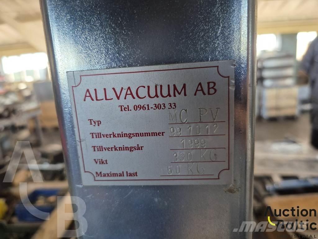  Allvacuum MC PV Övriga personliftar