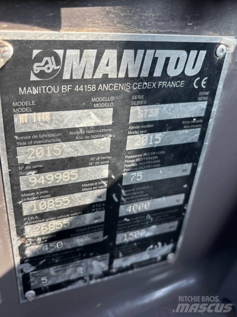 Manitou MT 1440 Teleskoplastare