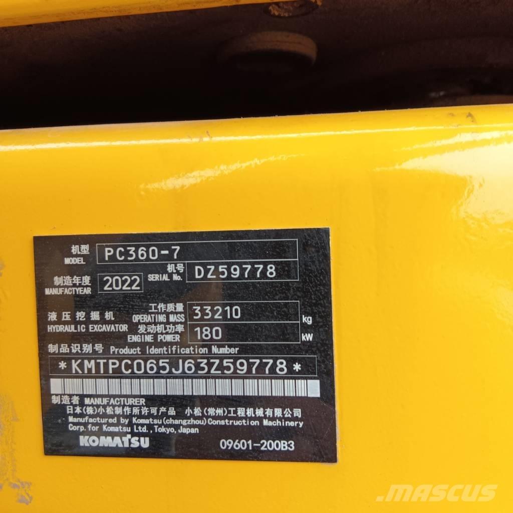 Komatsu PC 360-7 Bandgrävare