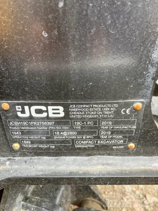 JCB 19 C-1 Minigrävare < 7t