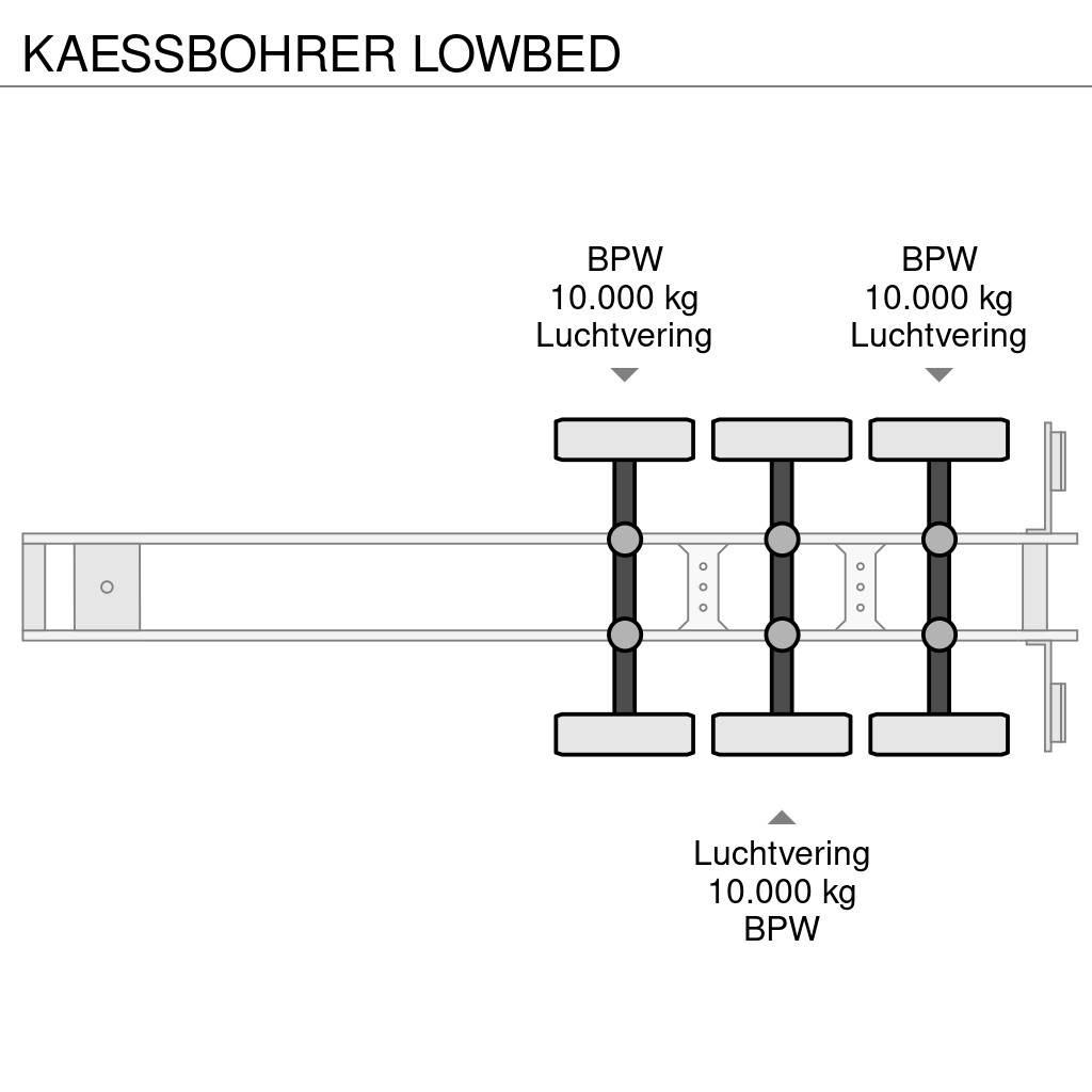 Kässbohrer LOWBED Låg lastande semi trailer