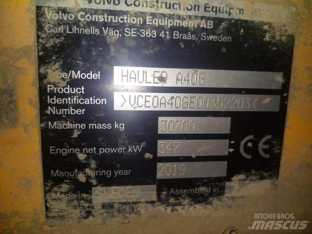 Volvo A 40 G Midjestyrd dumper