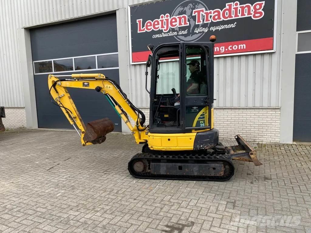 Komatsu PC26MR-3 Minigrävare < 7t
