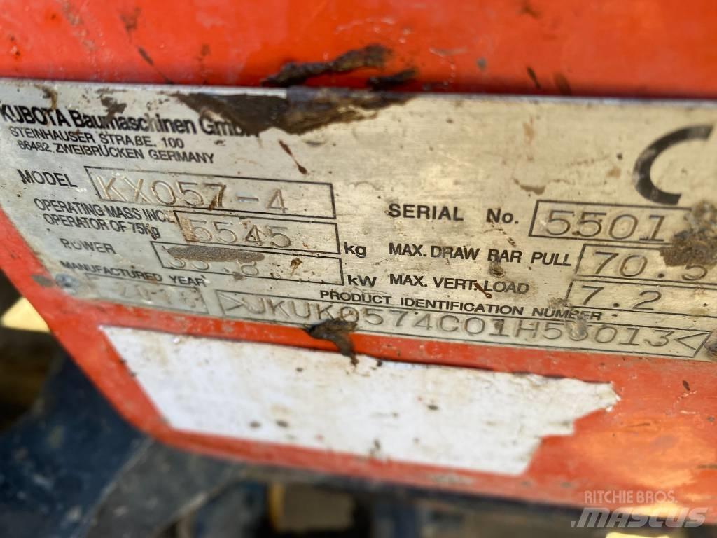 Kubota KX 057-4 Minigrävare < 7t