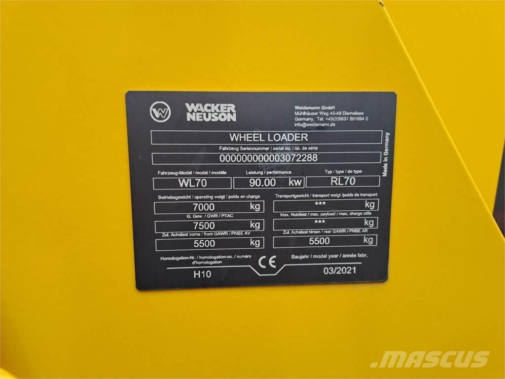 Wacker Neuson WL70 Hjullastare
