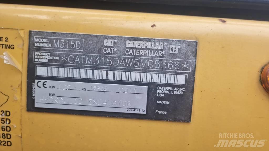 CAT M 315 D Hjulgrävare