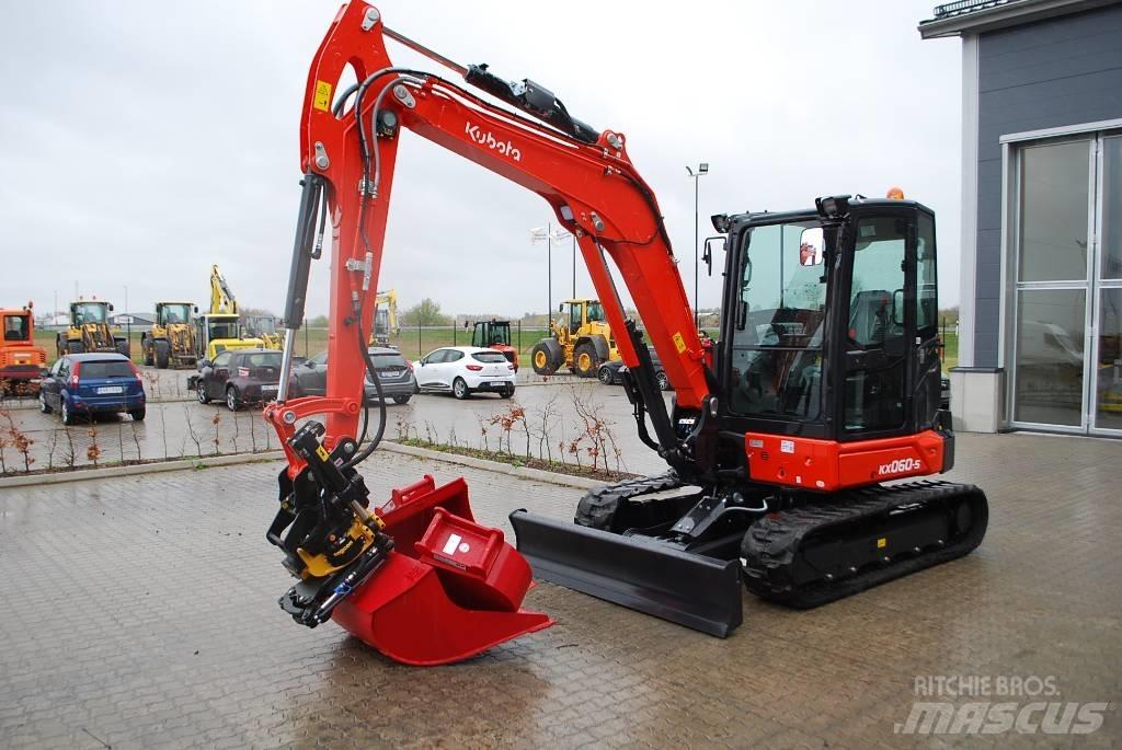 Kubota KX 060 - 6 tons Minigrävare < 7t