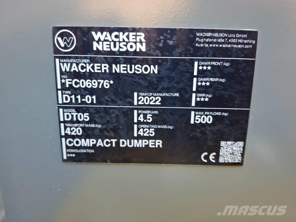 Wacker Neuson DT 05 Banddumprar
