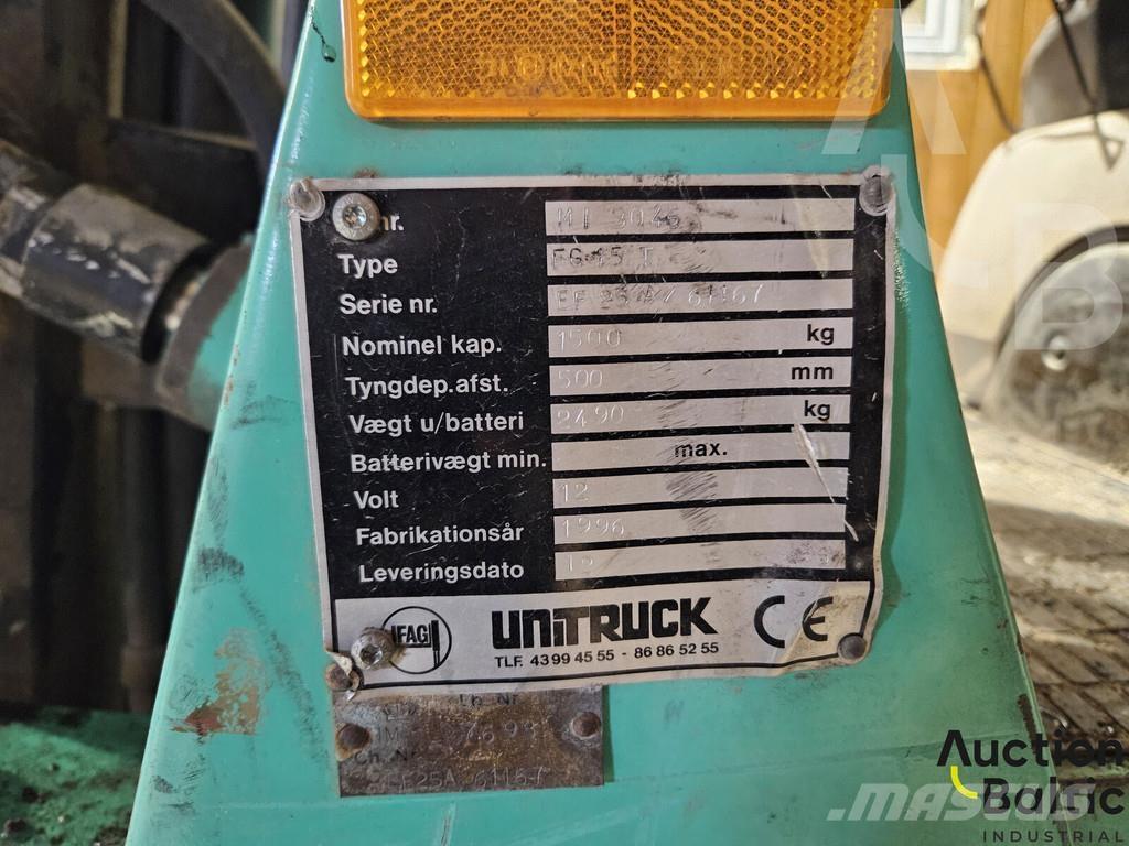 Mitsubishi FG15 Gasolmotviktstruckar