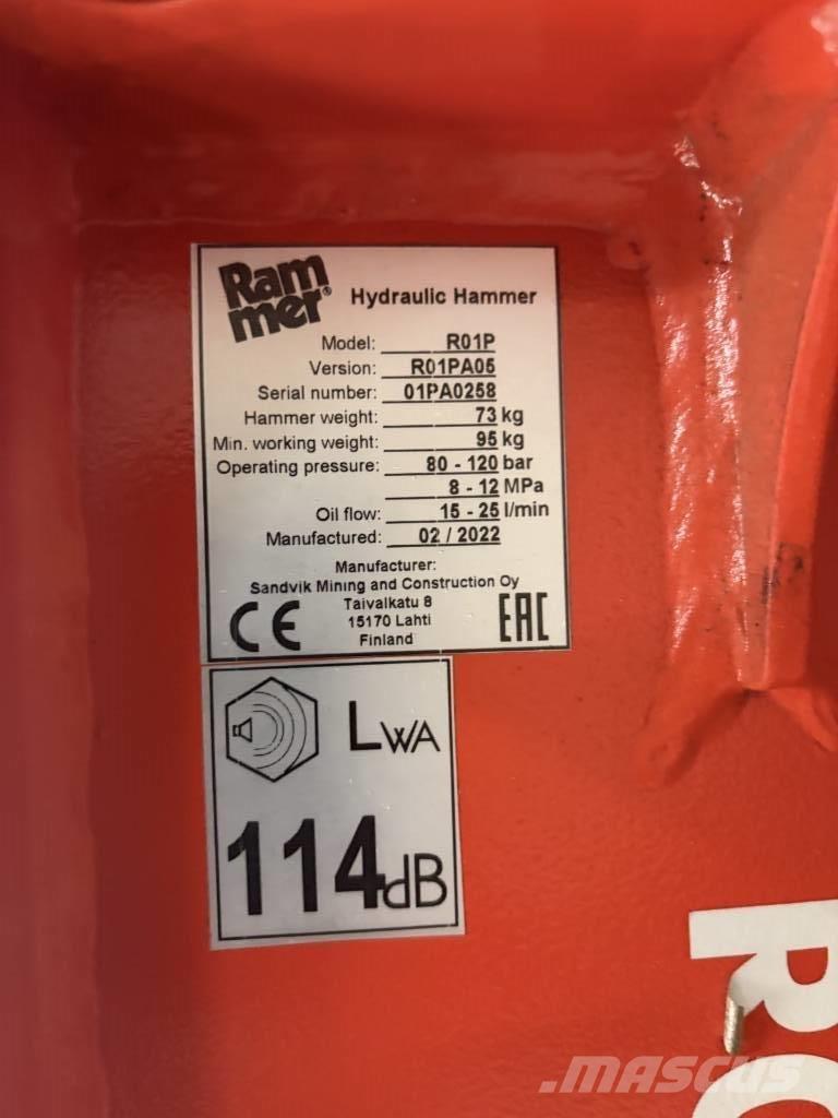 Rammer R01P Hydraulhammare