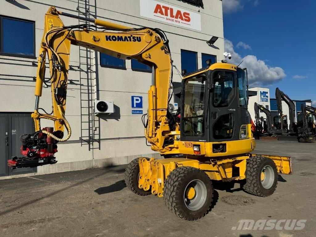 Komatsu PW 98 MR-6 Hjulgrävare