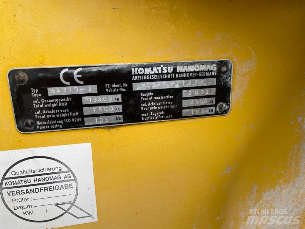 Komatsu WA 270-3 Hjullastare