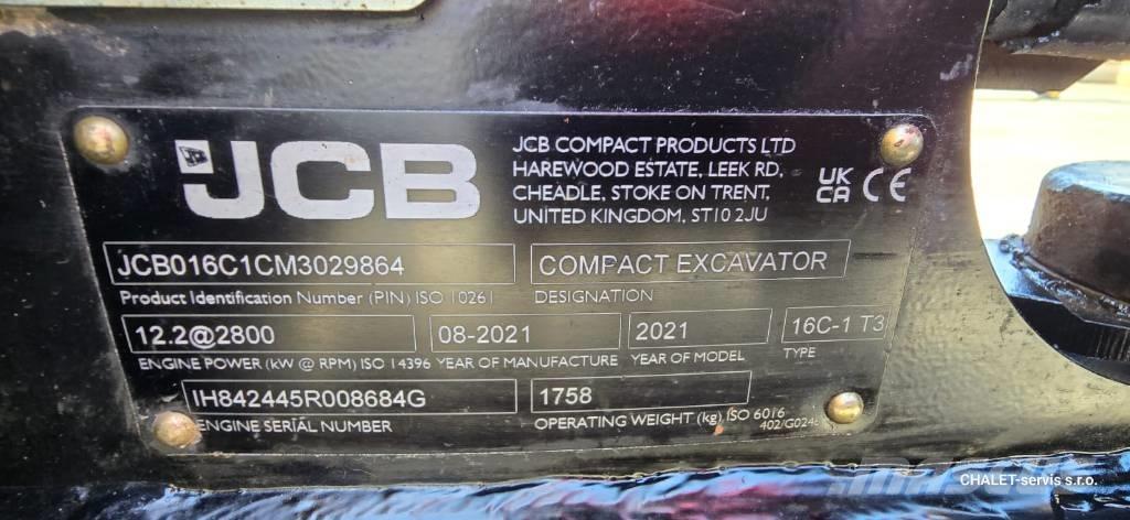 JCB 16 C-1 Minigrävare < 7t
