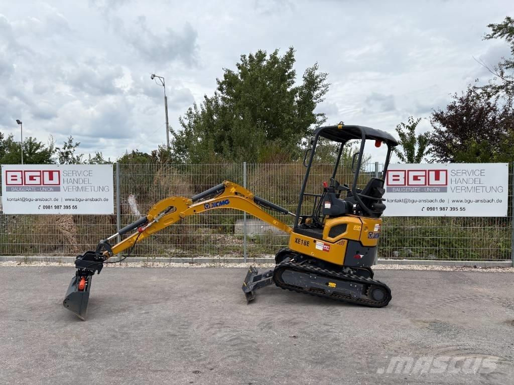 XCMG XE 18 E Minigrävare < 7t