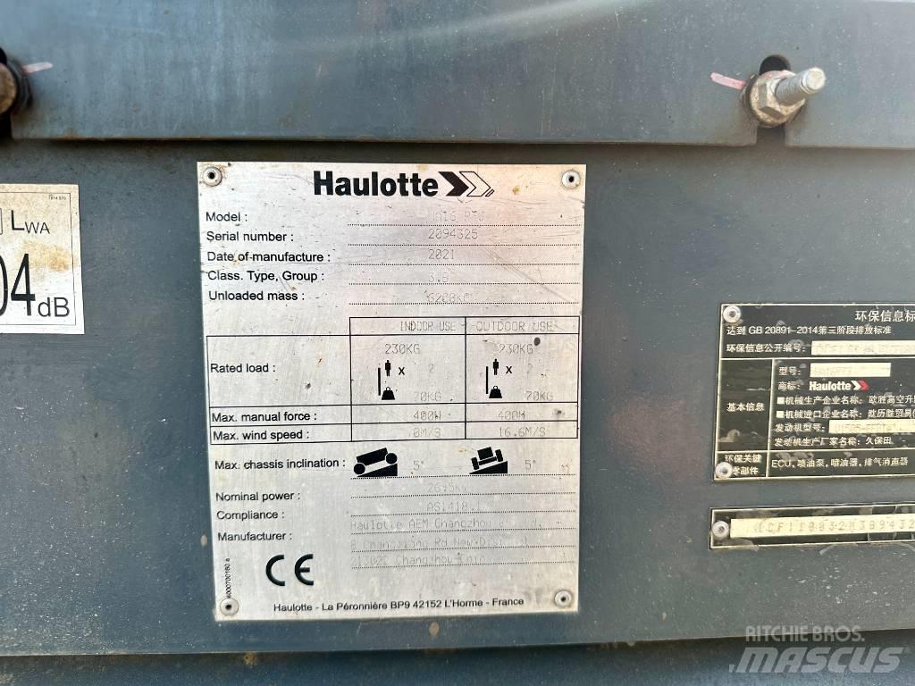 Haulotte HA16RTJ Bomliftar