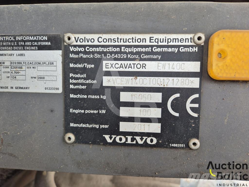 Volvo EW 140 C Hjulgrävare