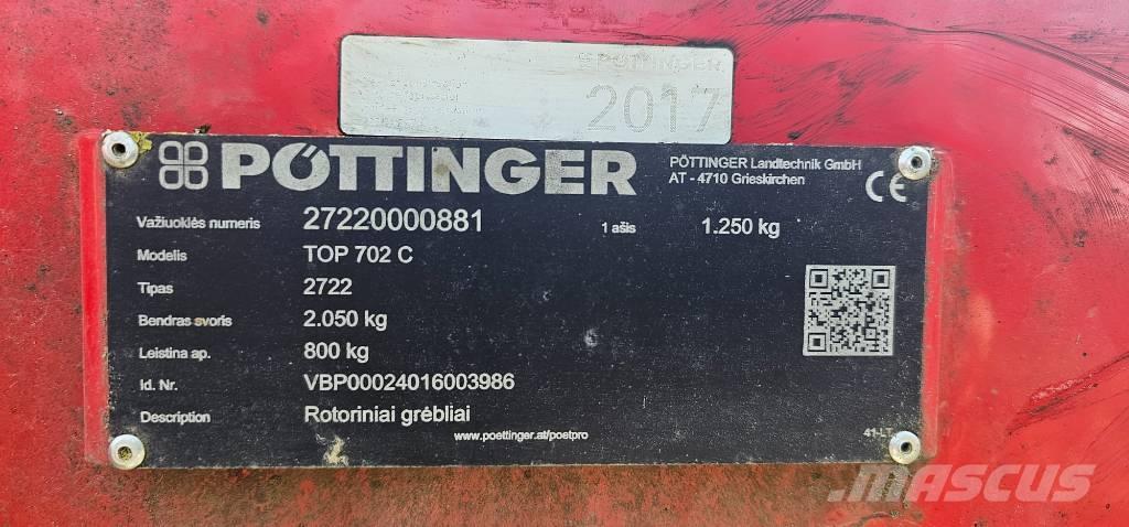 Pöttinger TOP 702C Vändare och luftare