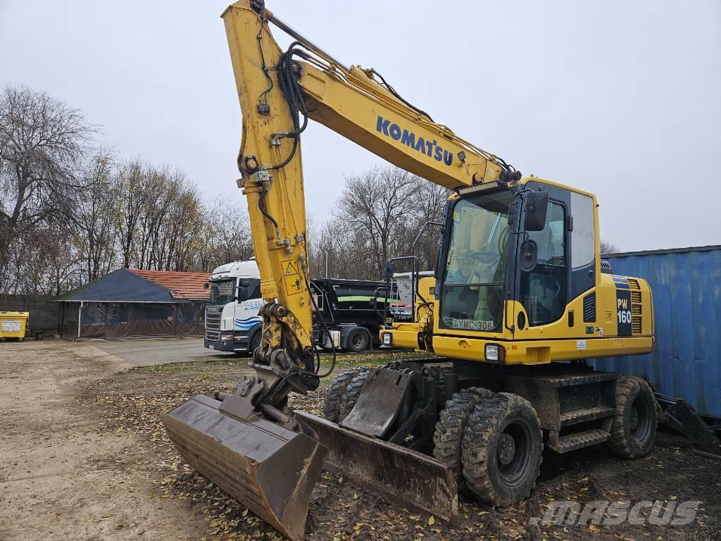 Komatsu PW 160-8 Hjulgrävare