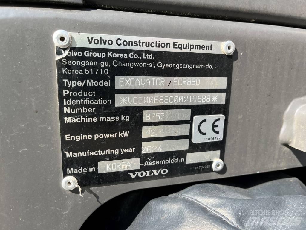 Volvo ECR88D Midigrävmaskiner 7t - 12t